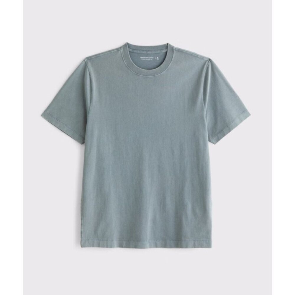 Abercrombie & Fitch Classic Polished Tee XXL Blue-Grey